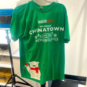 Imagine Asian green t-shirts